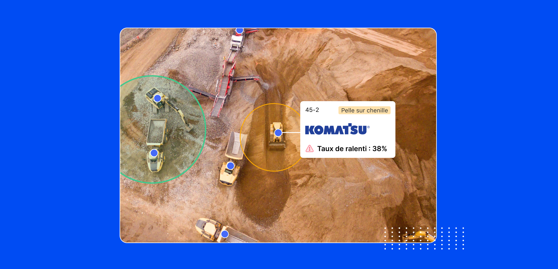 chantier avec engin de construction
